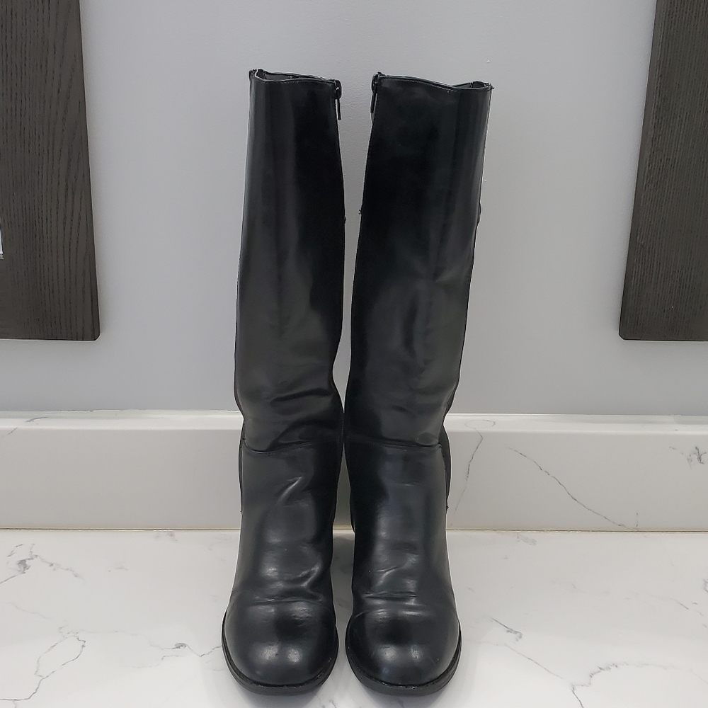 Sam & Libby Black Riding Style Boot - Picture 2 of 9